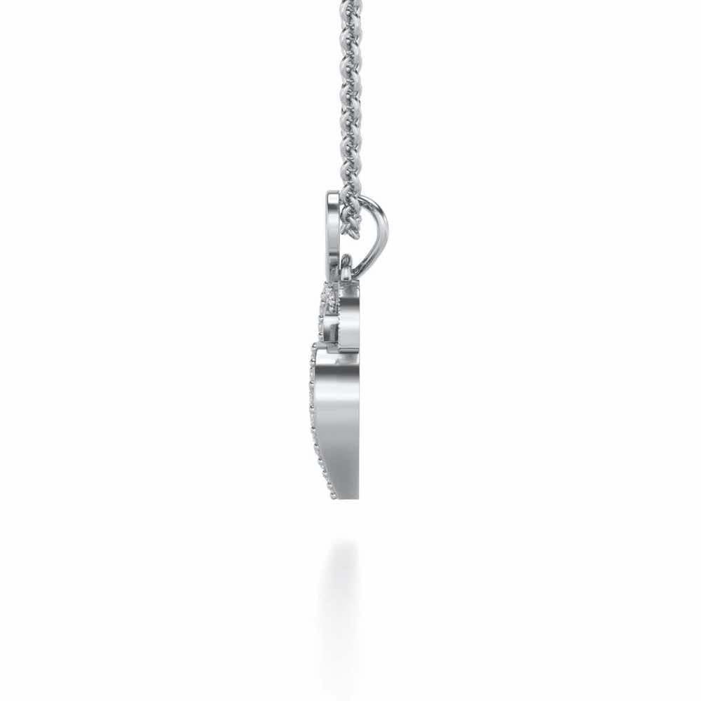 All Hearts Silver Pendant - White Gold - Image 4