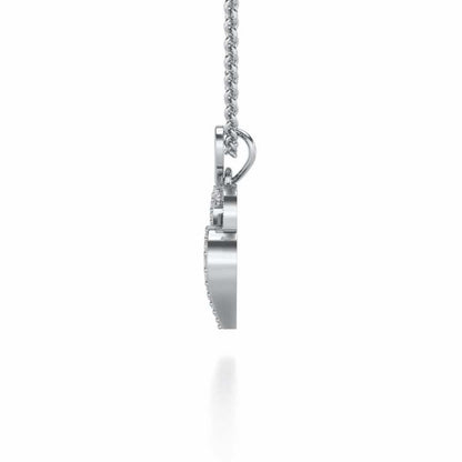 All Hearts Silver Pendant - White Gold - Image 4