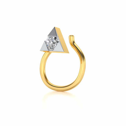 Alsephina Silver Nosepin - Yellow Gold - Image 1