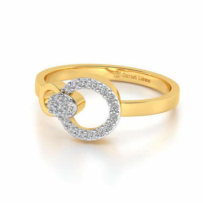 Amaya Silver Ring - Yellow Gold - Image 2