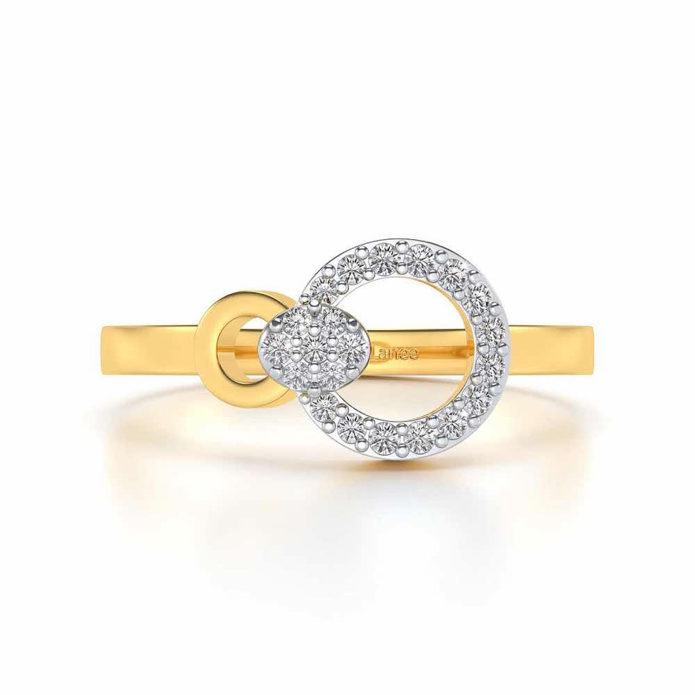 Amaya Silver Ring - Yellow Gold - Image 4