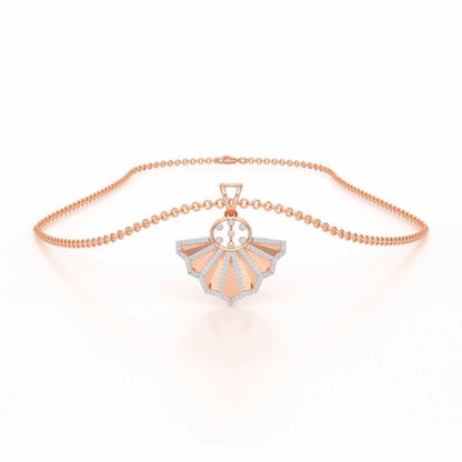 Amazing Radiance Silver Pendant - Rose Gold - Image 3