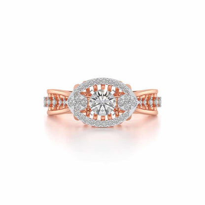 Amera Solitaire Ring - Rose Gold - Image 4