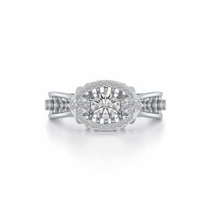 Amera Solitaire Ring - White Gold - Image 4