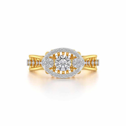 Amera Solitaire Ring - Yellow Gold - Image 4