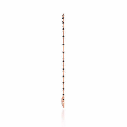 Ample Silver Mangalsutra - Rose Gold - Image 4