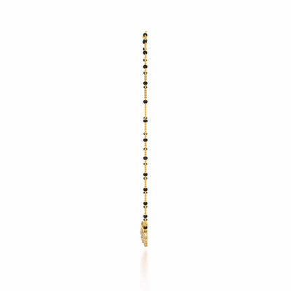 Ample Silver Mangalsutra - Yellow Gold - Image 4