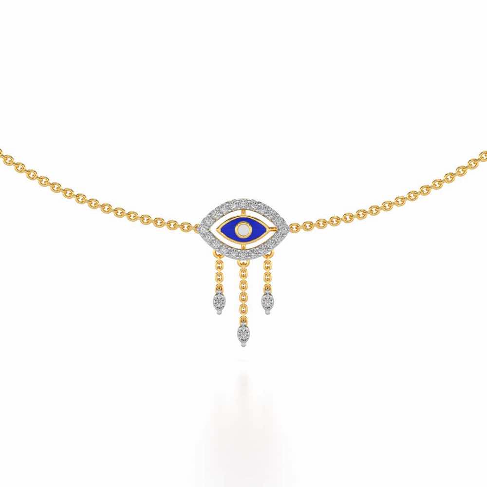 Amulet Eye Silver Necklace