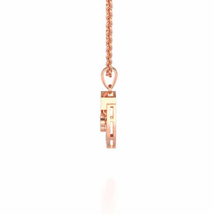 Anchorite Silver Pendant - Rose Gold - Image 4