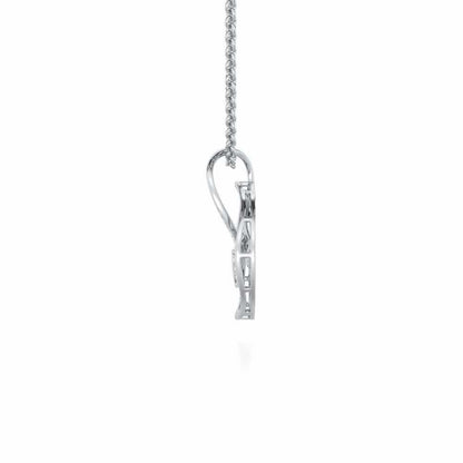 Anhati Silver Pendant - White Gold - Image 4