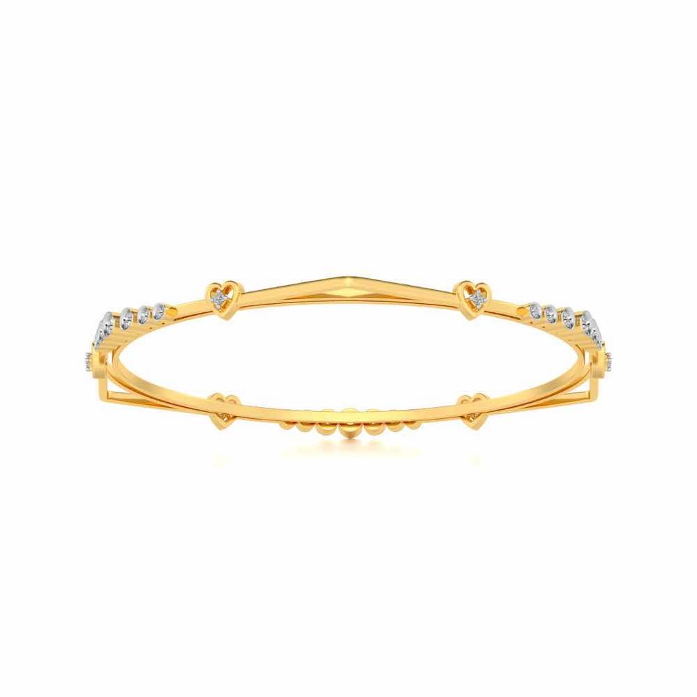 Antares Silver Bangles - Yellow Gold - Image 5