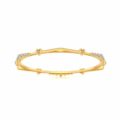 Antares Silver Bangles - Yellow Gold - Image 5