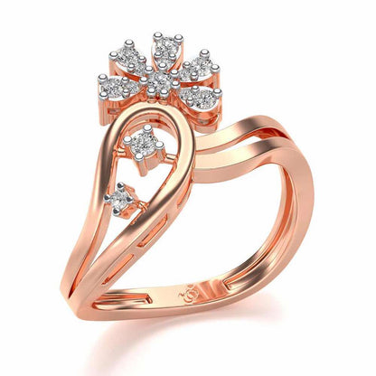 Forever Silver Ring - Rose Gold - Image 1