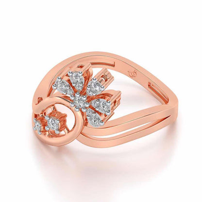 Forever Silver Ring - Rose Gold - Image 2
