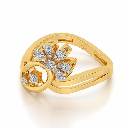 Forever Silver Ring - Yellow Gold - Image 2