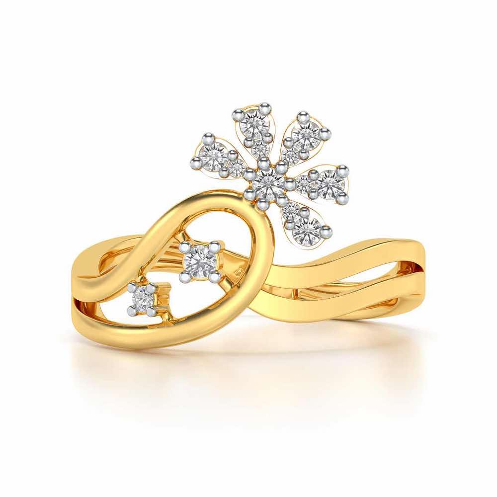 Forever Silver Ring - Yellow Gold - Image 4