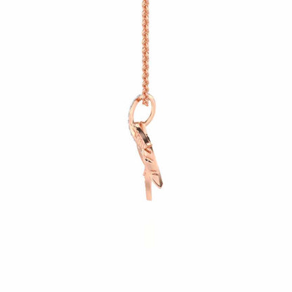 Apex Autumn Silver Pendant - Rose Gold - Image 4
