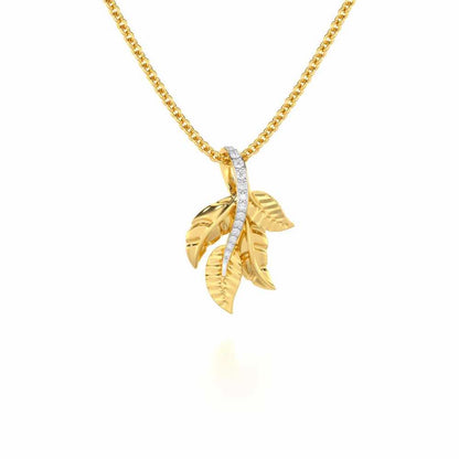 Apex Autumn Silver Pendant - Yellow Gold - Image 1