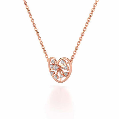 Apple Eye Silver Pendant - Rose Gold - Image 3