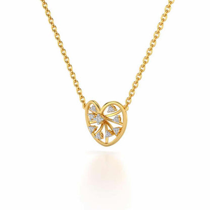 Apple Eye Silver Pendant - Yellow Gold - Image 3