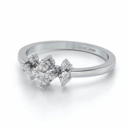 Aradhya Silver Ring - White Gold - Image 2