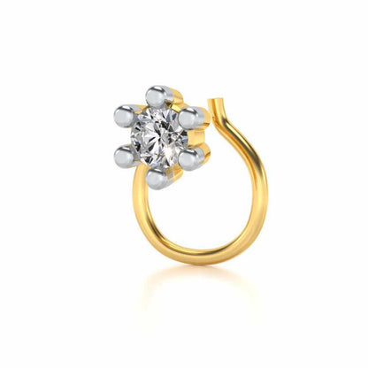 Arawan Silver Nosepin - Yellow Gold - Image 3