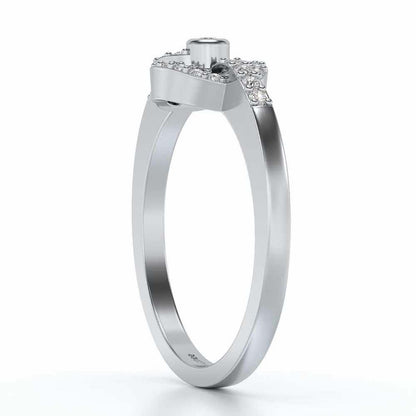 Arna Silver Ring - White Gold - Image 3