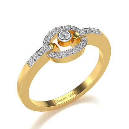 Arna Silver Ring - Yellow Gold - Image 1