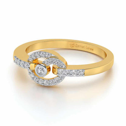 Arna Silver Ring - Yellow Gold - Image 2