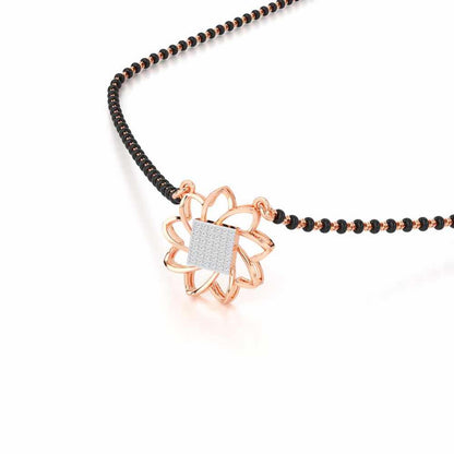 Arogya Mangalya Silver Mangalsutra - Rose Gold - Image 2