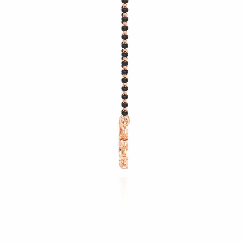 Arogya Mangalya Silver Mangalsutra - Rose Gold - Image 4