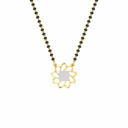 Arogya Mangalya Silver Mangalsutra - Yellow Gold - Image 1