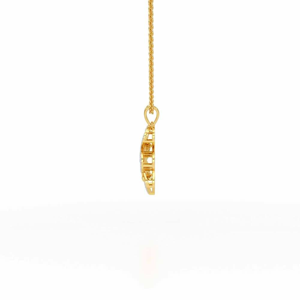 Aspiring Glow Silver Pendant - Yellow Gold - Image 4