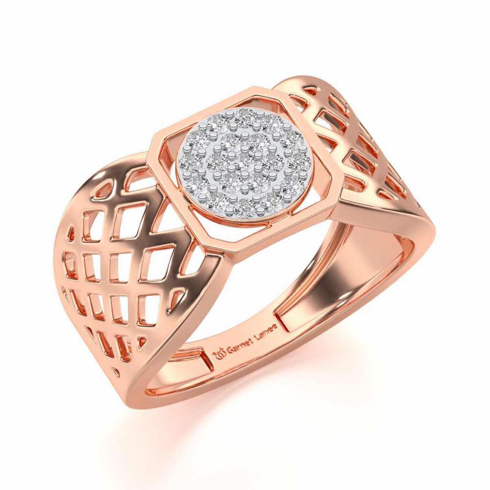 Assemble Silver Ring For Men - Rose Gold - Image 1
