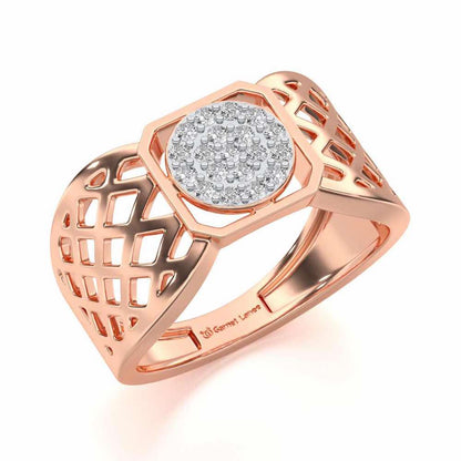 Assemble Silver Ring For Men - Rose Gold - Image 1