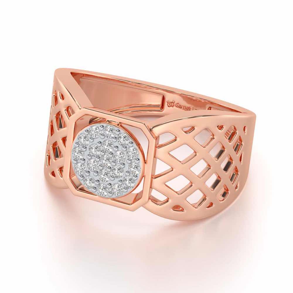 Assemble Silver Ring For Men - Rose Gold - Image 2
