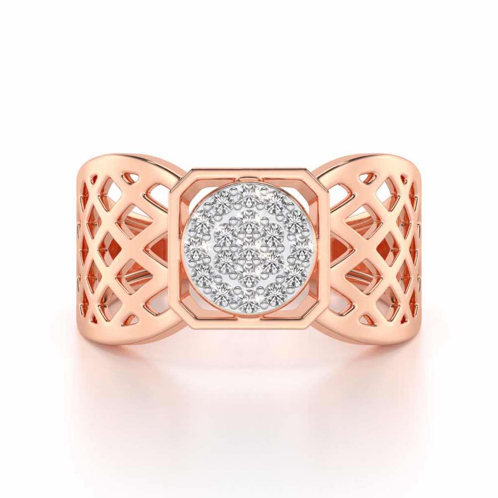 Assemble Silver Ring For Men - Rose Gold - Image 4