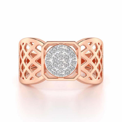 Assemble Silver Ring For Men - Rose Gold - Image 4