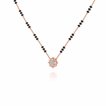 Astitva Silver Mangalsutra - Rose Gold - Image 2