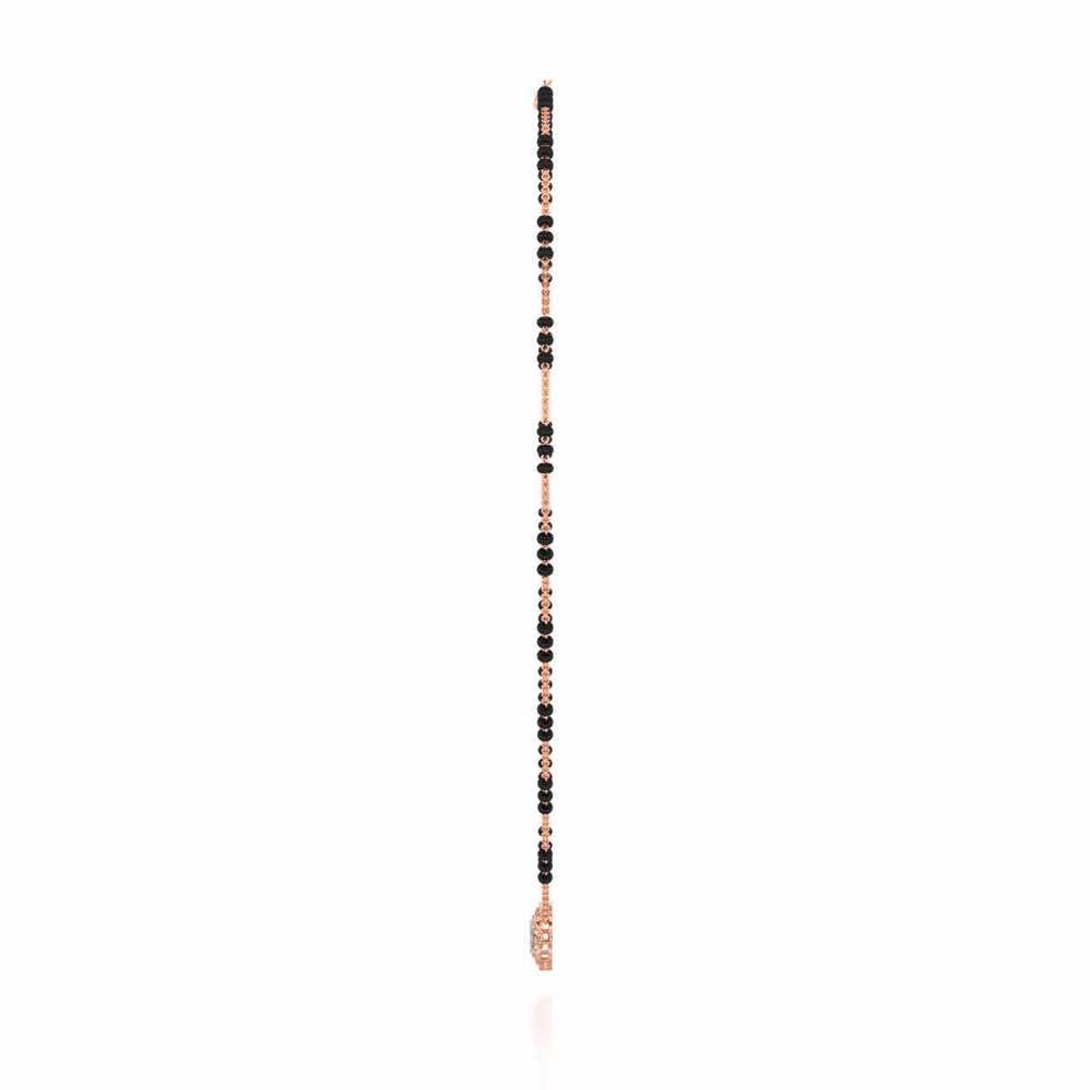 Astitva Silver Mangalsutra - Rose Gold - Image 4