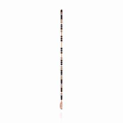 Astitva Silver Mangalsutra - Rose Gold - Image 4
