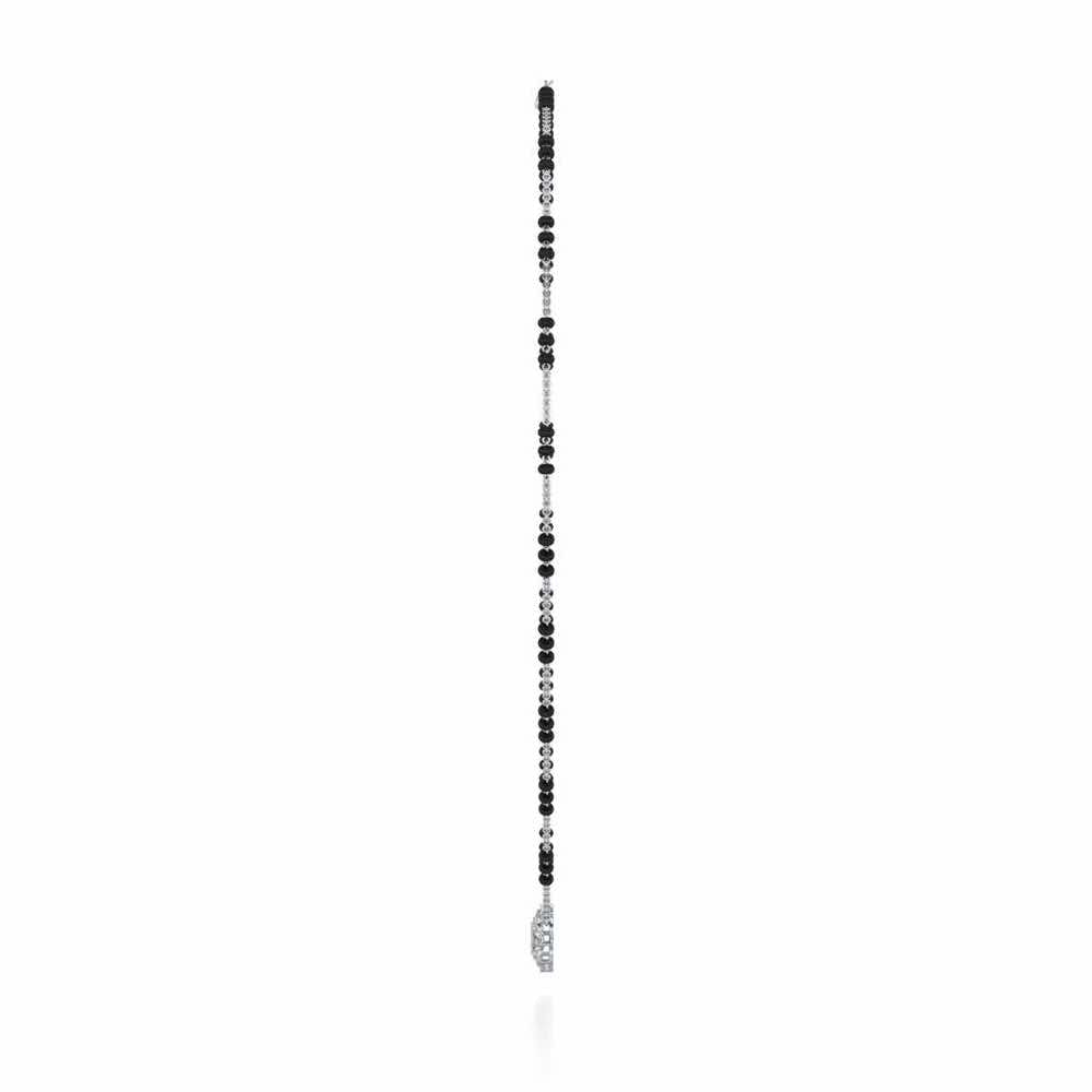 Astitva Silver Mangalsutra - White Gold - Image 4