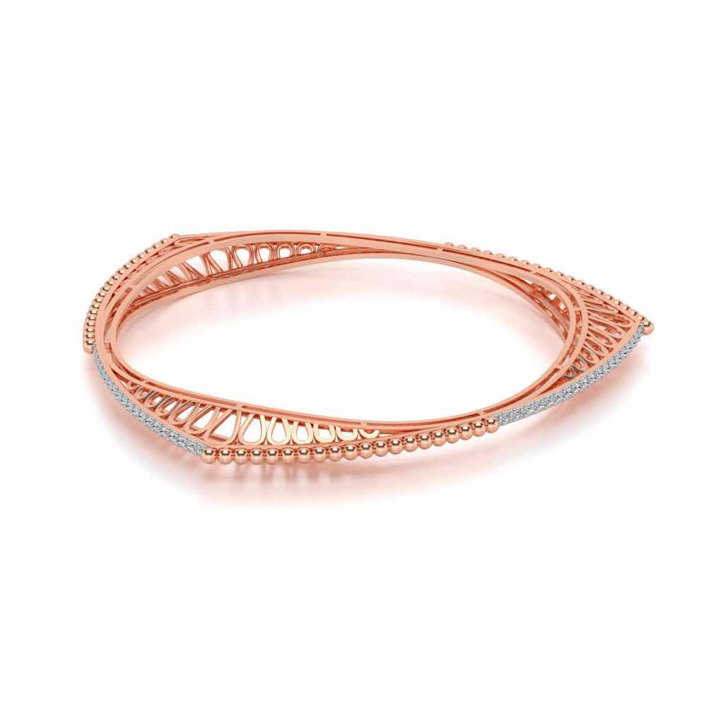 Astro Silver Bangles - Rose Gold - Image 2