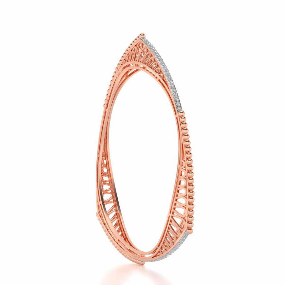 Astro Silver Bangles - Rose Gold - Image 3