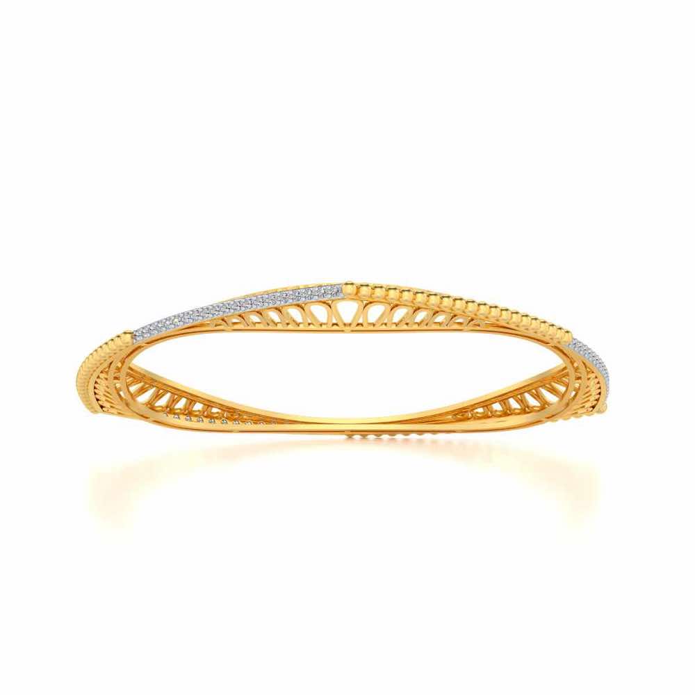 Astro Silver Bangles - Yellow Gold - Image 5