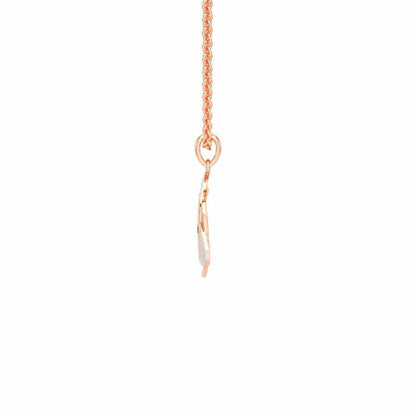 Atom Affair Silver Pendant - Rose Gold - Image 4