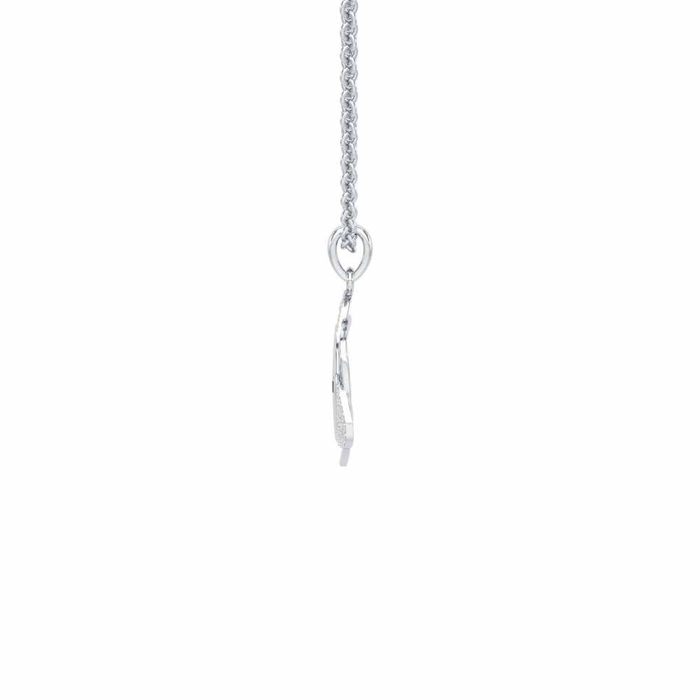 Atom Affair Silver Pendant - White Gold - Image 4