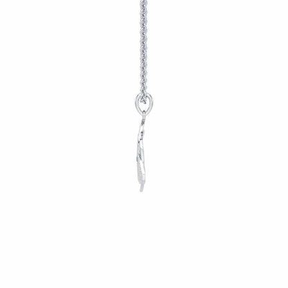 Atom Affair Silver Pendant - White Gold - Image 4