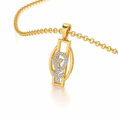 Auriga Silver Pendant - Yellow Gold - Image 2
