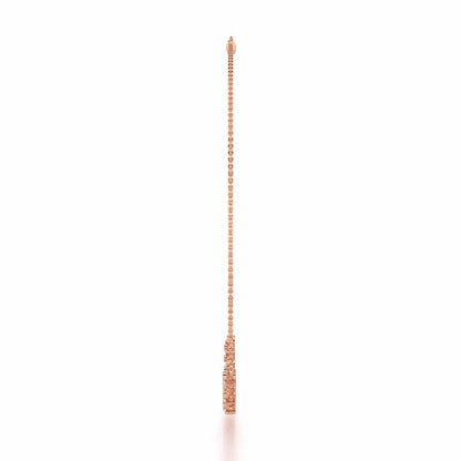 Autumn Charm Silver Necklace - Rose Gold - Image 4